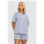 Костюм домашній жіночий з принтом, колір сірий, 230R121 230R121 AGER фото - Luxbikini
