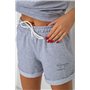 Костюм домашній жіночий з принтом, колір сірий, 230R121 230R121 AGER фото - Luxbikini