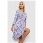 Сукня софт з принтом, колір блакитний, 230R0032-5 230R0032-5 AGER фото - Luxbikini