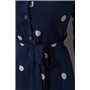 Сукня софт з принтом у горох, колір синій, 230R1011-6 230R1011-6 AGER фото - Luxbikini