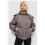 Куртка жіноча зимова коротка, колір сірий, 244R983 244R983 AGER фото - Luxbikini