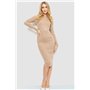 Сукня у рубчик, колір білий, 204R175 204R175 AGER фото - Luxbikini