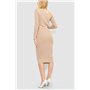 Сукня у рубчик, колір білий, 204R175 204R175 AGER фото - Luxbikini