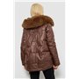 Куртка жіноча зимова коротка, колір бежевий, 244R865 244R865 AGER фото - Luxbikini
