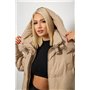 Куртка жіноча зимова, колір молочний, 244R5609 244R5609 AGER фото - Luxbikini