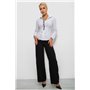 Блуза класична з вишивкою, колір білий, 230R102 230R102 AGER фото - Luxbikini
