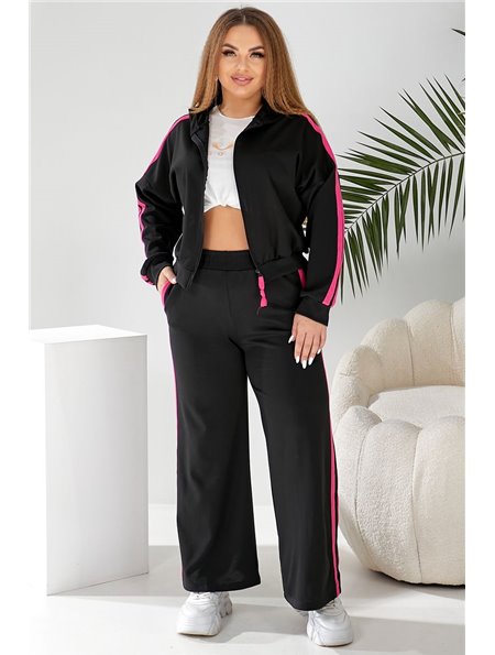 Спортивний костюм жіночий, колір чорно-жовтий, 257R331 257R331 AGER фото - Luxbikini