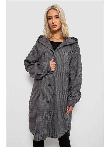 Жіночий кардиган з принтом, колір сірий, 257R233-2 257R233-2 AGER фото - Luxbikini