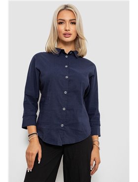 Блуза класична, колір синій, 230R100-4 230R100-4 AGER фото - Luxbikini