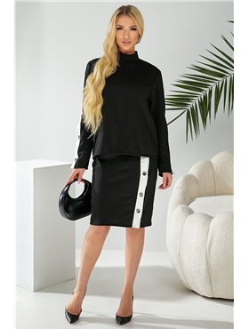 Костюм жіночий класичний, колір чорний, 257R322 257R322 AGER фото - Luxbikini