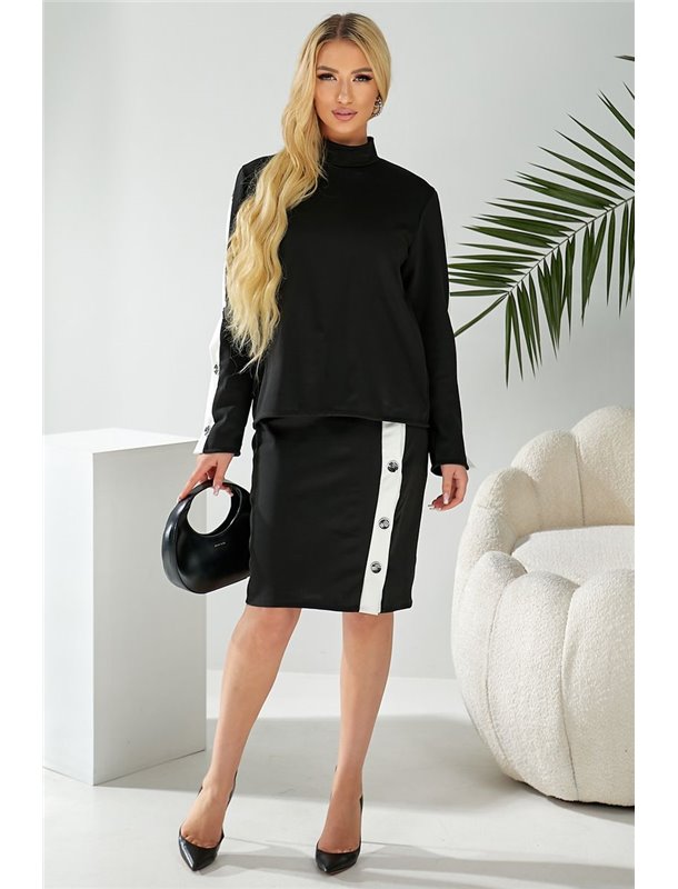 Костюм жіночий класичний, колір чорний, 257R322 257R322 AGER фото - Luxbikini