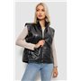 Жилет жіночий демісезонний екошкіра, колір чорний, 257R98 257R98 AGER фото - Luxbikini