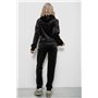 Спортивний костюм жіночий велюровий, колір чорний, 257R4119 257R4119 AGER фото - Luxbikini