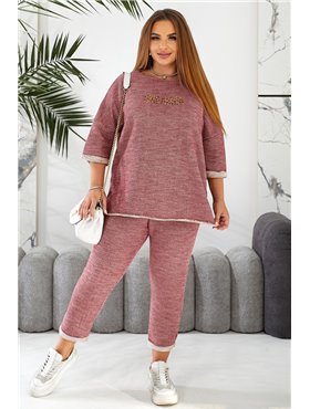 Костюм жіночий домашній, колір бордовий, 257R44 257R44 AGER фото - Luxbikini