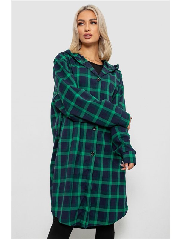 Жіночий кардиган в клітинку, колір бежевий, 257R233-6 257R233-6 AGER фото - Luxbikini