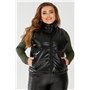 Жилет жіночий демісезонний екошкіра, колір чорний, 257R68 257R68 AGER фото - Luxbikini