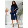 Костюм жіночий класичний, колір чорно-синій, 257R322-2 257R322-2 AGER фото - Luxbikini