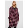 Жіночий кардиган в клітинку, колір бордовий, 257R233-5 257R233-5 AGER фото - Luxbikini