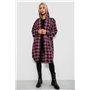 Жіночий кардиган в клітинку, колір бордовий, 257R233-5 257R233-5 AGER фото - Luxbikini
