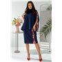 Костюм жіночий класичний, колір чорно-синій, 257R322-2 257R322-2 AGER фото - Luxbikini
