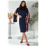 Костюм жіночий класичний, колір чорно-синій, 257R322-2 257R322-2 AGER фото - Luxbikini