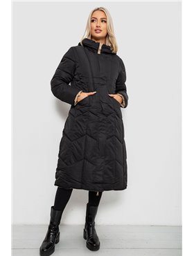 Куртка жіноча двостороння зимова, колір чорний, 244R24115 244R24115 AGER фото - Luxbikini