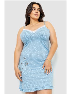 Нічна сорочка, колір блакитний, 219RA-9016 219RA-9016 AGER фото - Luxbikini