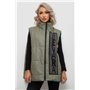 Жилетка жіноча демісезонна, колір хакі, 257R93-1 257R93-1 AGER фото - Luxbikini