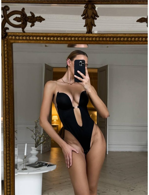 Коригуючий боді із силіконовими шлейками DO3868 DO3868 Ghazel фото - Luxbikini