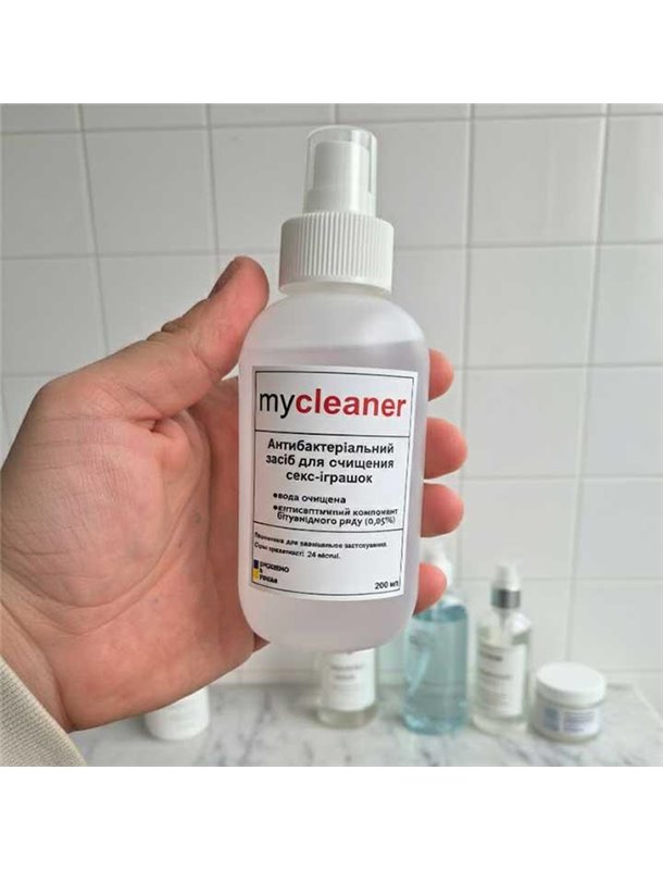 Антибактеріальний спрей для очищення секс-іграшок "MyCleaner" — 200 мл X00001177 China фото - Luxbikini