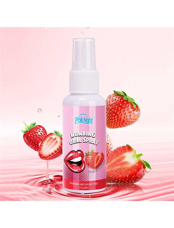 Спрей для глибокого мінету PinkNight 50 мл - Полуниця (реально працює) X00001178-1 China фото - Luxbikini