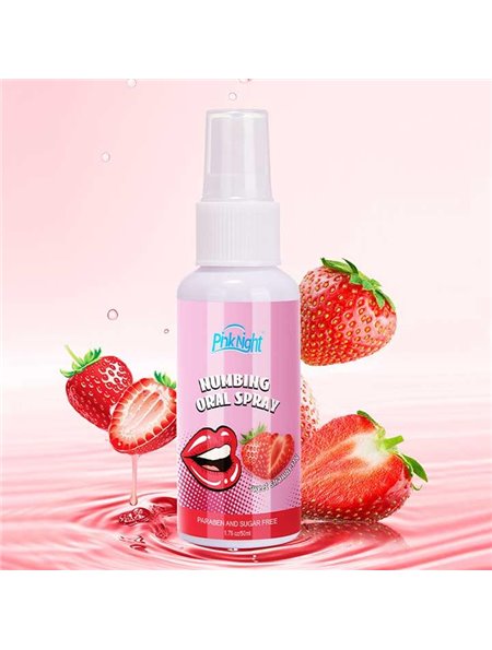 Спрей для глибокого мінету PinkNight 50 мл - Полуниця (реально працює) X00001178-1 China фото - Luxbikini