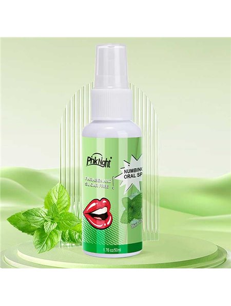 Спрей для глибокого мінету PinkNight 50 мл - М'ята (реально працює) X00001178-2 China фото - Luxbikini