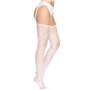 Панчохи Leg Avenue Daisy Dot Fishnet Stockings One Size White SX2745 Leg Avenue (США) фото - Luxbikini