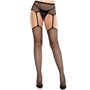 Колготки-панчохи Leg Avenue Backseam Net Stockings з поясом для панчіх, один розмір, чорні SX2761 Leg Avenue (США) фото - Lux...
