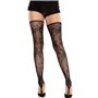 Панчохи Leg Avenue Floral Net Toe Loop Footless Thigh Highs One Size SX2763 Leg Avenue (США) фото - Luxbikini