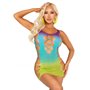 Сукня Leg Avenue Seamless Ombre Faux Lace Up Mini Dress One Size Ocean SX2775 Leg Avenue (США) фото - Luxbikini