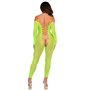 Бодістокінг Leg Avenue Crotchless Footless Lingerie Bodystocking One Size Neon Green SX2777 Leg Avenue (США) фото - Luxbikini