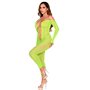 Бодістокінг Leg Avenue Crotchless Footless Lingerie Bodystocking One Size Neon Green SX2777 Leg Avenue (США) фото - Luxbikini