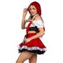 Костюм Червоної Шапочки Leg Avenue Flirty Miss Red Top and Skirt S SX2783 Leg Avenue (США) фото - Luxbikini