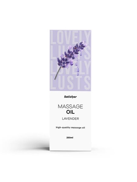 Масажна олія Satisfyer Massage Oil Lavender 250 мл SX2703 Satisfyer (Німеччина) фото - Luxbikini