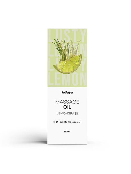 Масажна олія Satisfyer Massage Oil Lemongrass 250 мл SX2704 Satisfyer (Німеччина) фото - Luxbikini