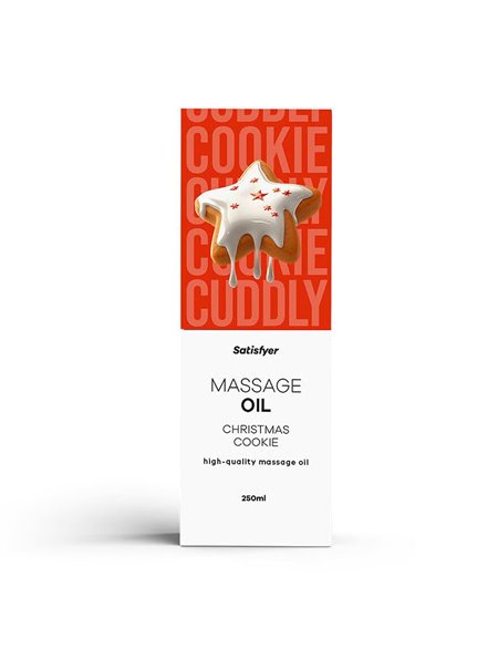 Масажна олія Satisfyer Massage Oil Christmas Cookie 250 мл SX2712 Satisfyer (Німеччина) фото - Luxbikini
