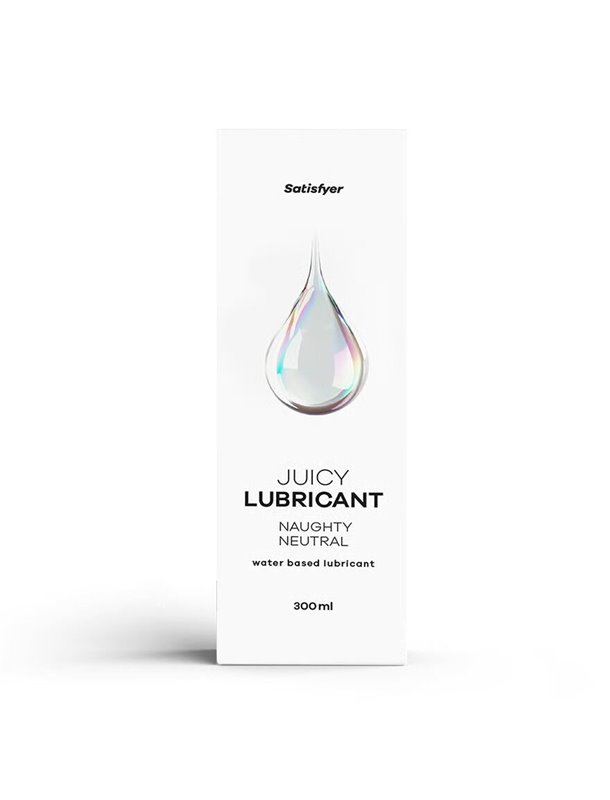 Лубрикант на водній основі Satisfyer Juicy Lubricant Naughty Neutral water based 300 мл SX2713 Satisfyer (Німеччина) фото - L...