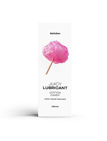 Лубрикант на водній основі Satisfyer Juicy Lubricant Cotton Candy water based 300 мл SX2719 Satisfyer (Німеччина) фото - Luxb...