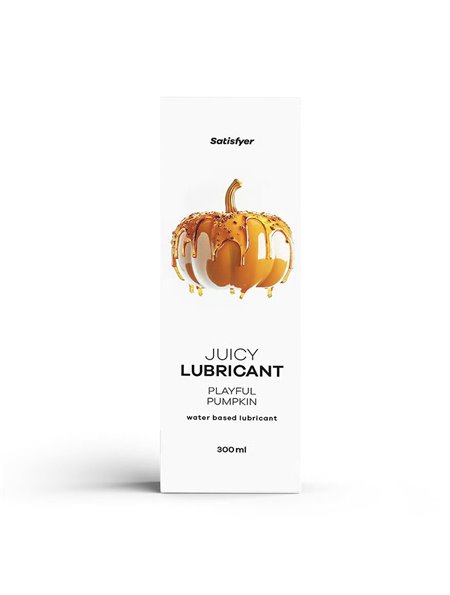 Лубрикант на водній основі Satisfyer Juicy Lubricant Playful Pumpkin water based 300 мл SX2724 Satisfyer (Німеччина) фото - L...