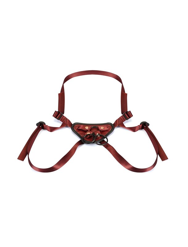 Трусики для страпона Liebe Seele Wine Red Strap-on Harness SX2812 Liebe Seele (Японія) фото - Luxbikini