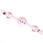 Кляп Liebe Seele White & Pink Fairy Goat Leather Ball Gag SX2825 Liebe Seele (Японія) фото - Luxbikini