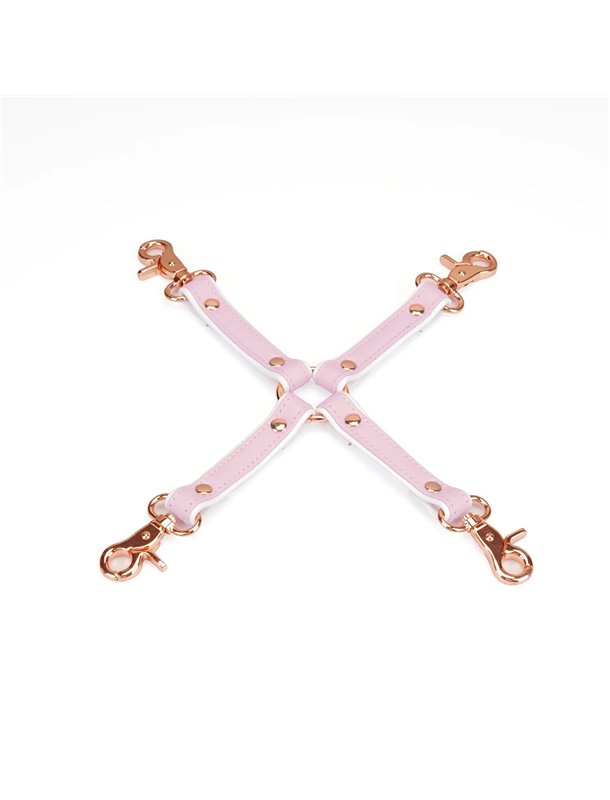 Хрестовина Liebe Seele White & Pink Leather Hogtie SX2830 Liebe Seele (Японія) фото - Luxbikini