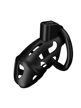 Клітка для пеніса LOCKINK SEVANDA Plastic Penis Chastity Cage, чорна, 3 кільця різних розмірів SX2841 LOCKINK (Китай) фото - ...